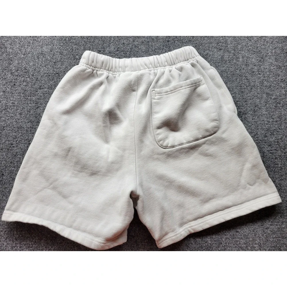Essentials Fear Of God Shorts Men's Size Small White Cotton Blend Drawstring EUC
